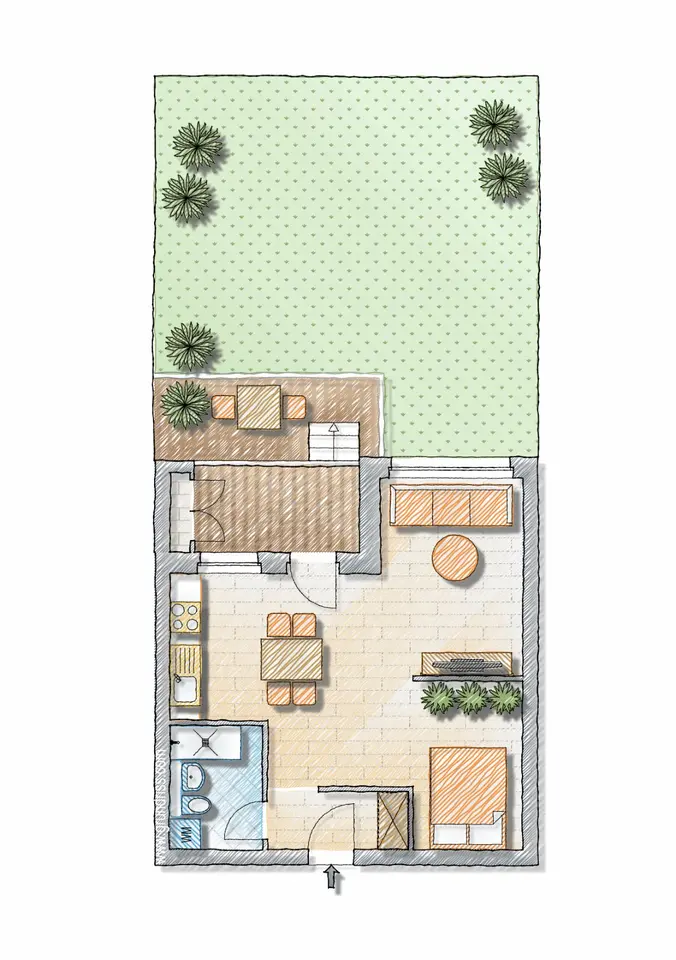 Studio mit 39 m² in Oldenburg – Bild 9