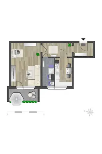1 Zimmer Wohnung mit 43 m² in Chemnitz – Bild 6