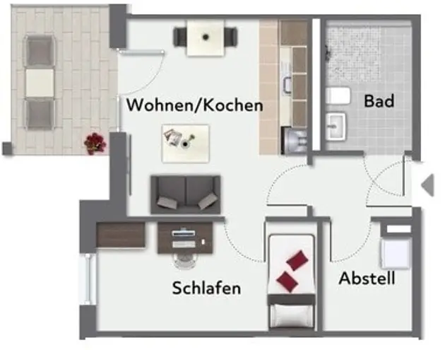 2 Zimmer Wohnung mit 40 m² in Bielefeld – Bild 10