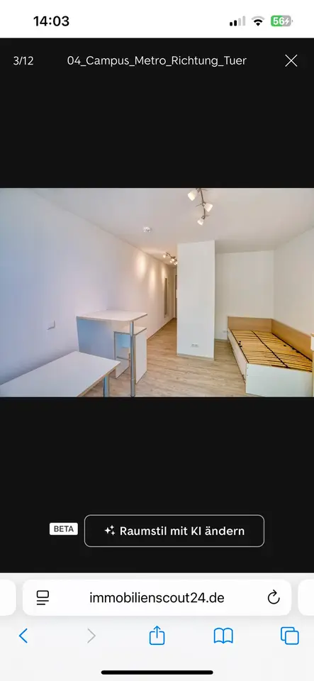 Studio mit 21 m² in Landshut – Bild 10