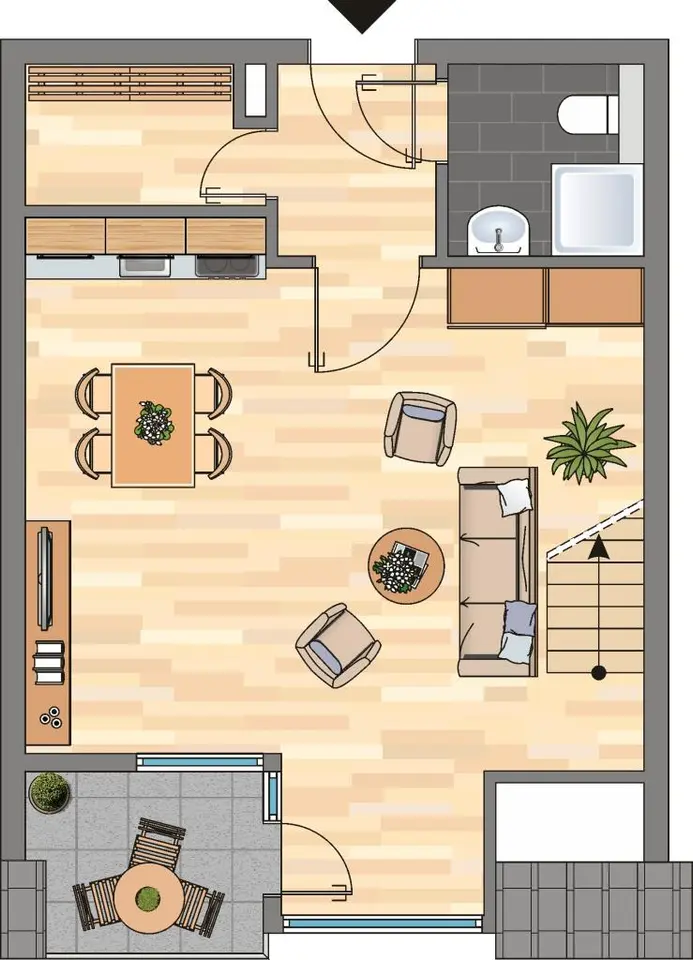 2 Zimmer Wohnung mit 57 m² in Wilhelmshaven – Bild 5