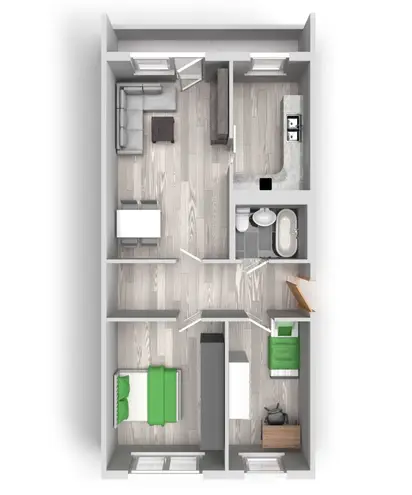 3 Zimmer Wohnung mit 70 m² in Halle (Saale) – Bild 11